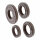 Set 4x Wellendichtringe NJK - für Motor kpl., FPM, braun - M500-M700
