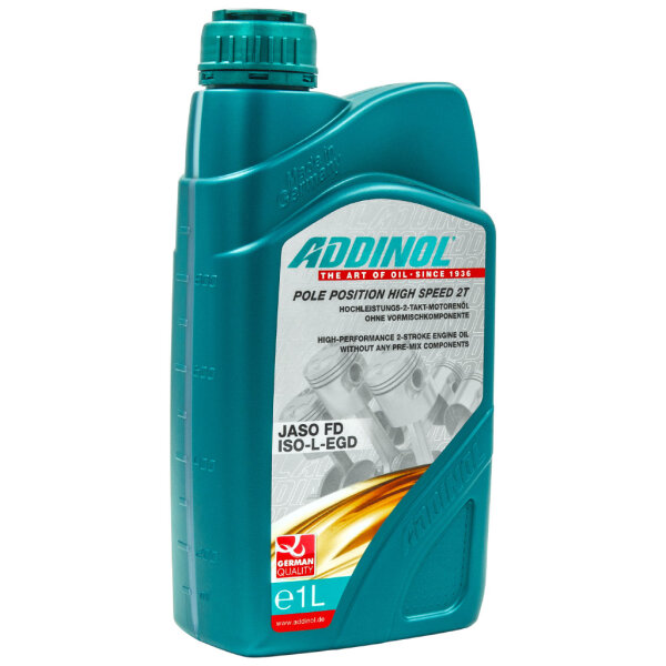 ADDINOL Pole Position High Speed 2T - 2-Takt Mischöl 1L Flasche