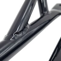 Paar Enduro-Streben / Unterzugstreben mit Lenkanschlag für Simson S51/S50/S70 - schwarz pulverbeschichtet