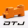 CNC Bremsknochen Orange
