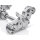 PZ-Tuning CNC Gabelbrücke Version 2025 | Silber | inkl. Teilegutachten für Simson S51, S70, S70 , S53, S83