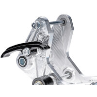 PZ CNC Motorhalter mit Kettenführung Simson S51 ALU Natur
