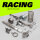 SET Schaltung und Kickstarter mit CNC Holhwelle S51 CNC Schwenkhebel