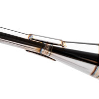 Rennauspuff 60-100ccm inkl. Endschalldämpfer Edelstahl Goldene Nähte Motegra
