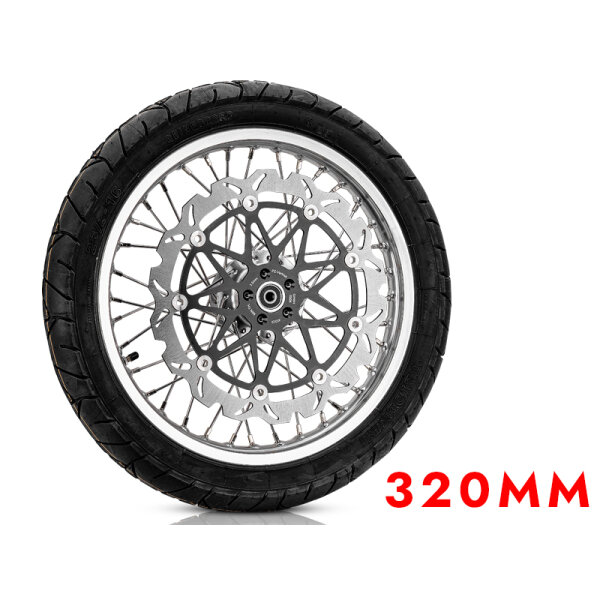 Simson Bremsscheibe PZ-Tuning schwimmend gelagert 320mm inkl. Teilegutachten
