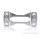 Lenkerklemme CNC Racing mit Teilegutachten für Simson S51 und S50 Alu Natur